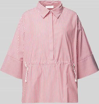 Rich & Royal Regular Fit Bluse mit Tunnelzug in Hellrot, Gr&ouml;&szlig;e 34