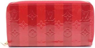 Louis Vuitton Pre-owned Wallets, female, Red, Size: ONE SIZE Pre-owned Vintage Leather Wallet