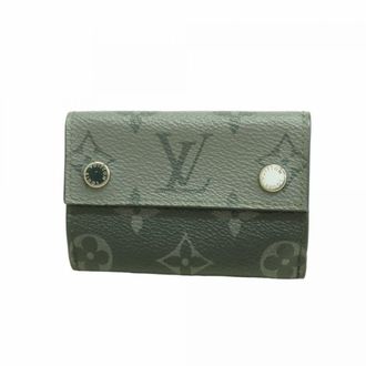 Louis Vuitton Black Gray Wallet (Tri-Fold) (Pre-Owned)