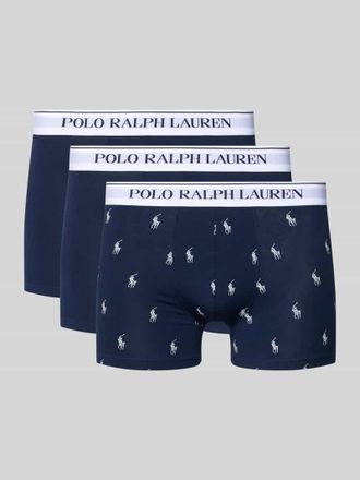 Ralph Lauren Skinny Fit Boxershorts aus Baumwoll-Mix im 3er-Pack in Dunkelblau, Gr&ouml;&szlig;e XXL