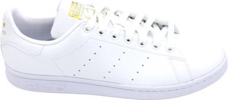 adidas Leren Veters Rubberen Zool Sneaker - Heren - Skateschoenen - Wit - 46 EU - Fitness