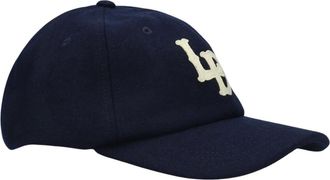 Les Deux Accessoires, Heren, Blauw, ONE Size, Katoen, LD Logo Dad Cap