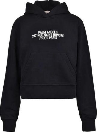 Palm Angels Hooded Sweatshirt - Black