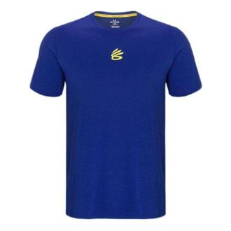 Under Armour Curry Logo T-shirt Royal Blue 1377545-400