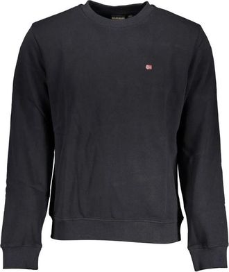 Napapijri Elegant zwart sweatshirt met lange mouwen - Heren - Sweatshirts - Zwart - S - Katoen - Hoodies & sweatvesten
