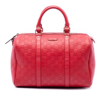 Gucci Pre-owned Gucci Medium Guccissima Joy Boston Bag Ladies MZ7PLKBLWJLWCSEO