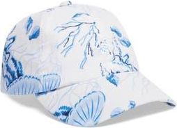 Vilebrequin Linen Cap Medusa and Shells in White at Nordstrom