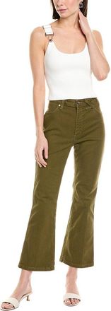 Staud x Wrangler The Cropped Sergeant Green Jean