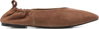 A.Emery Brie Ballet Flats - Womens - Calf Suede/Calf Leather