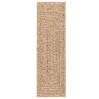 vidaXL Tappeto Zizur 80x250 Cm Aspetto Iuta Per Interni Ed Esterni - Vidaxl
