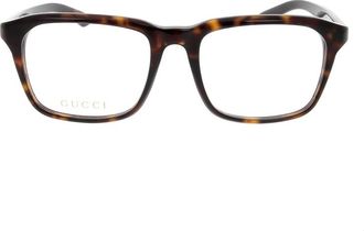 Gucci Glasses, unisex, Brown, Size: ONE SIZE Optical Frame