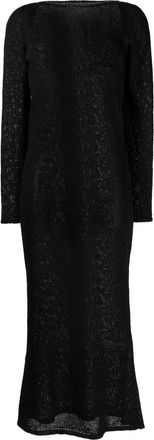 Tom Ford fine-knit midi dress - women - Viscose/Polyamide - M - Black