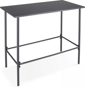 Oviala Mesa de bar de metal antracita