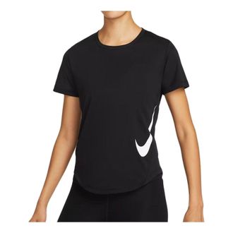 Nike (WMNS) Nike Tempo Swoosh Run Dri-FIT T-Shirt Black White HV2773-010