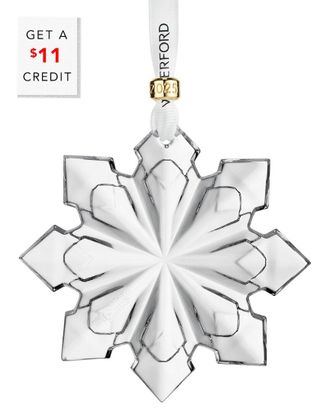 Waterford Annual Snowcrystal Ornament 2025 With $11 Credit