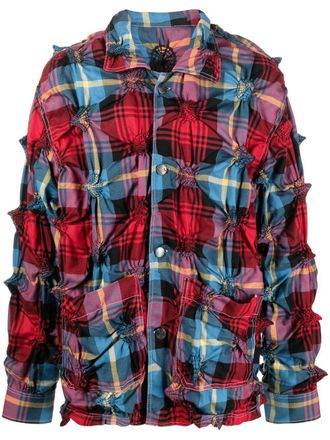 Charles Jeffrey Loverboy Giacca Spikey Workwear - Rosso