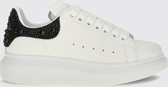 Alexander McQueen McQueen Sneakers Oversize in pelle di vitello con ricamo di cristalli e suola chunky