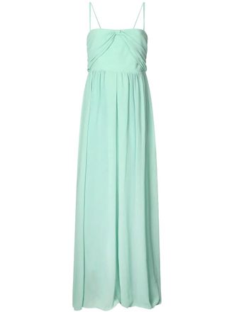 Liu Jo twisted-detail evening dress - Green