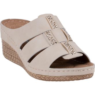 Good Choice Shoes Monte Wedge Sandal in Beige at Nordstrom Rack, Size 9.5
