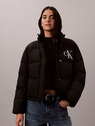 Calvin Klein Chaqueta De Plumas Con Logo