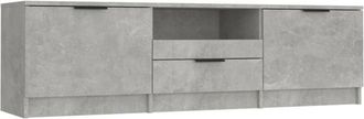 vidaXL Vidaxl - tv Cabinet Concrete Grey 140x35x40 cm Engineered Wood