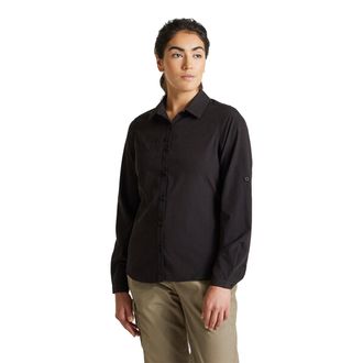 Craghoppers Dames/dames Expert Kiwi Shirt met lange mouwen (Zwart)