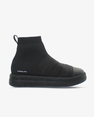 Fessura Womens Foam Y 02 Black Everyday Sneakers