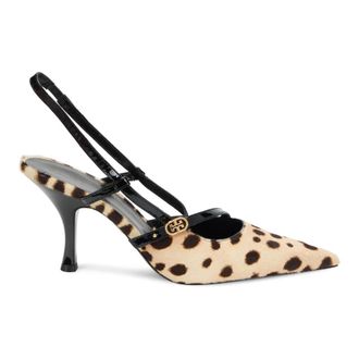Tory Burch Zapato de tac&oacute;n con tira y hebilla Double T - Shoes - Mujer - Multicolor - 41 1/2 EU