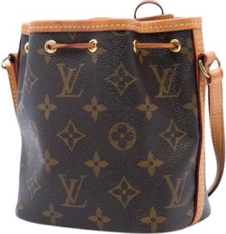 Louis Vuitton Pre-owned Noe Bucket Bag - Dames - Pre-owned - Bruin - Maat: ONE Size Zijde