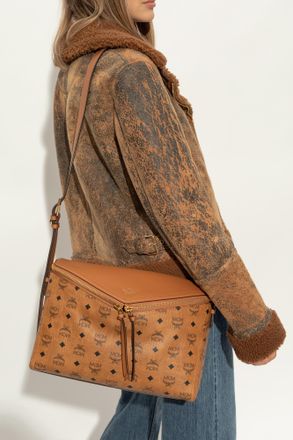 MCM Shoulder Bag Diamant, Womens, Brown