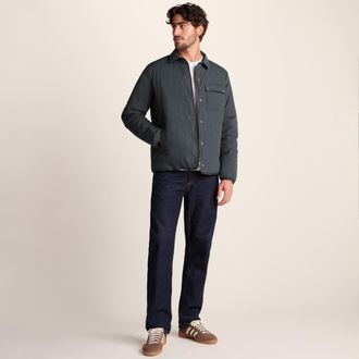 TOG24 Adamson Mens Shower Resistant Insulated Shacket - Deep Slate - Grey - Size X-Large