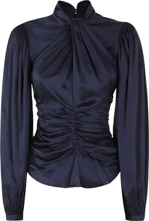 Isabel Marant Blusa de Seda Depsona - Blouses & Shirts - Mujer - Azul - S