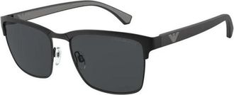 Emporio Armani Authentieke Stijlvolle Brillen- Premium Kwaliteit! - unisex - Zonnebrillen - Zwart - 56 MM - Accessoires