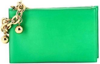 Bottega Veneta Trio Wristlet Pouch Leather Small (Authentic Pre-Loved)