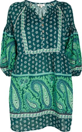 Boteh Linen Elba Mini Dress Size M