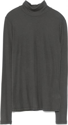 A Gold E Pascale Turtleneck Top In Grey
