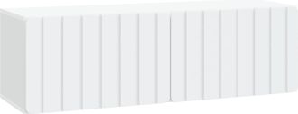vidaXL Mueble De Tv De Pared 98 X 31 X 30 Cm Blanco Vidaxl