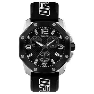 Timex Icon Chronograph Quartz Black Dial Mens Watch TW2V58600