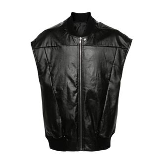 Rick Owens Giacca S/Maniche 09 Vest - male - Rick Owens - Waistcoats - Black - M - Jackets
