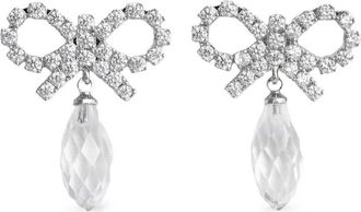 Self Portrait Selbstportr&auml;t-Ohrringe mit Schleife und Kristall