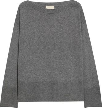 Pennyblack Pbbgenio - Dames - Ronde hals truien - Grijs - M - Wol - Truien & Vesten