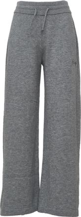 Autry Soft Wool Drawstring Straight-Leg Sweatpants
