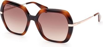 Max & Co. MO0063 56F Womens Sunglasses Tortoiseshell Size 57