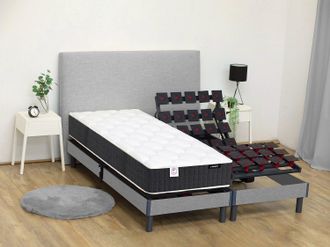 Vente-Unique Materasso relax 90 x 200 cm molle insacchettate e memory foam sp. 24 cm - PAROX II di YSM&Eacute;E