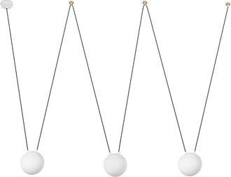 Faro Barcelona Mine Glass Space 3l Colgante Blanco