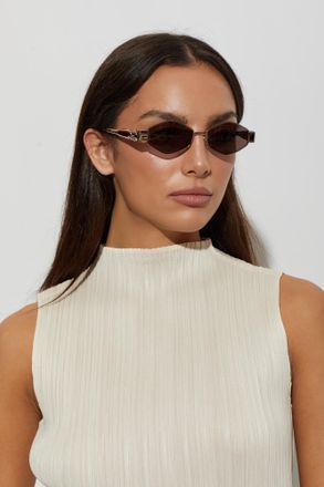 Celine Metal Triomphe Sunglasses, Unisex, Gold