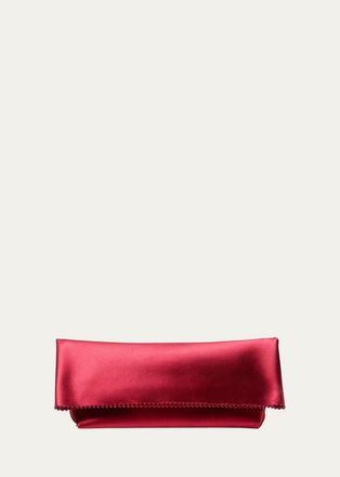 Michael Kors Isabella Satin Foldover Clutch