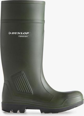 Dunlop PUROFORT Unisex Wellington Boots Green - Size UK 10.5