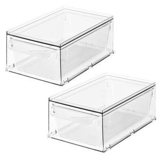 iDesign Stackable Kitchen Storage Drawer - Set of 2 - Clear at Nordstrom