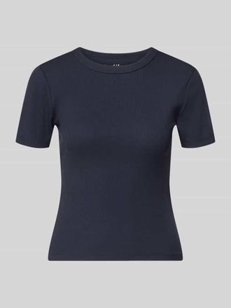 Only Regular Fit T-Shirt aus Baumwoll-Mix Modell VAL in Marine, Gr&ouml;&szlig;e XL